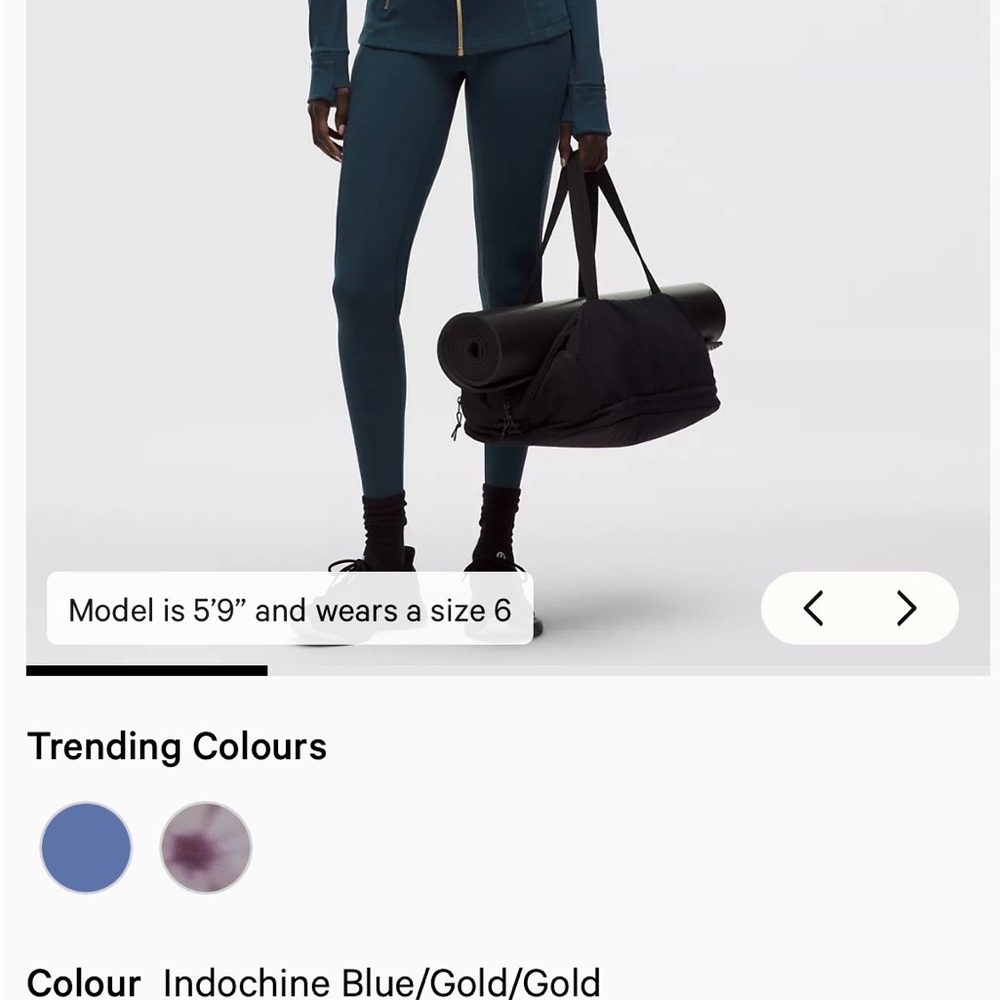 lululemon athletica Deep Teal Utility Jacket - Picture 4 of 4